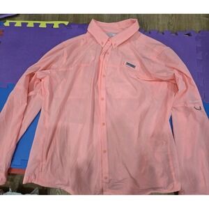 Columbia Sportswear Women's Outdoor Shirt / Jacket - Plus Size 1X/1TF - Pink